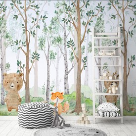 Wall mural Consalnet Animals in the forest 14681