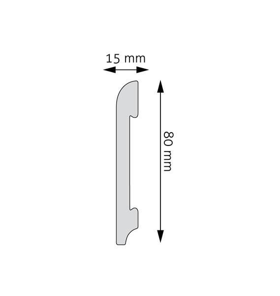 Creativa Listwa przypodłogowa z polistyrenu - LPC-11I