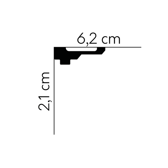 Listwa sufitowa Mardom Decor - MDB164