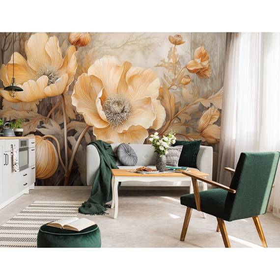 Wall mural Consalnet 3D Flowers 14730