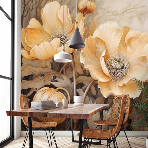 Wall mural Consalnet 3D Flowers 14730