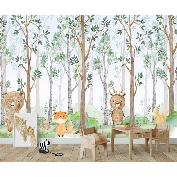 Wall mural Consalnet Animals in the forest 14681