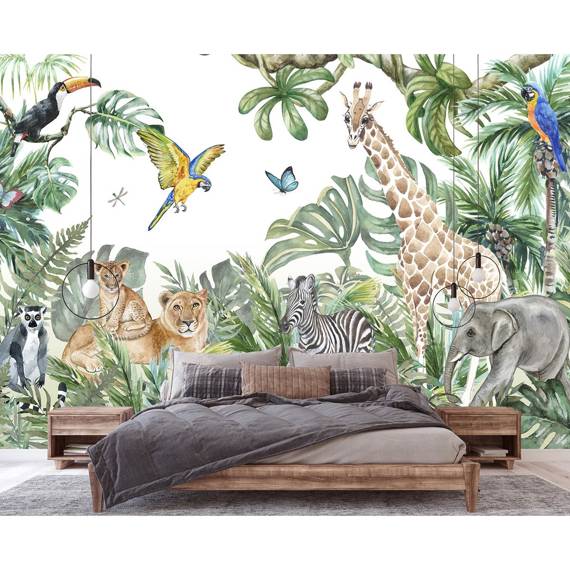 Wall mural Consalnet For children jungle animals 14522