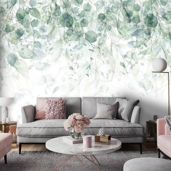 Wall mural Consalnet Hanging eucalyptus leaves 14226