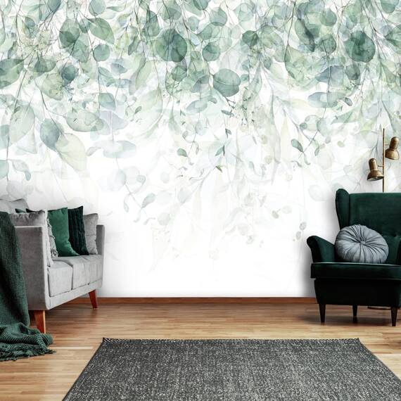 Wall mural Consalnet Hanging eucalyptus leaves 14226