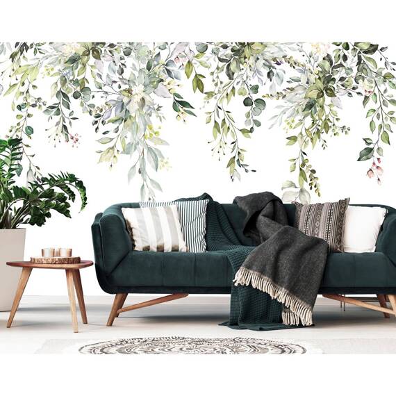 Wall mural Consalnet Hanging eucalyptus leaves III 14497