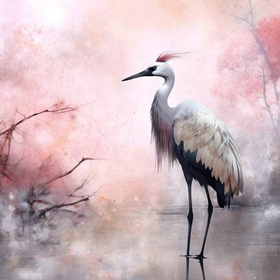 Wall mural Consalnet Heron 14723