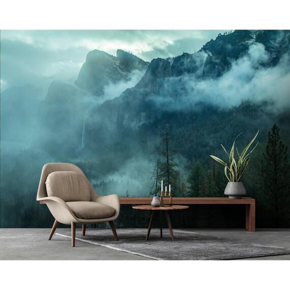 Wall mural Consalnet Natural landscape Forest in the mountains II 14587