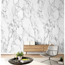 Tapeta ścienna Grandeco One roll One motif - A52501 White Marble