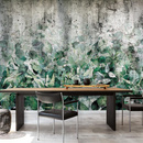 Wall mural Consalnet Leaves on concrete IV 14515