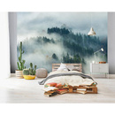 Wall mural Consalnet Natural landscape Forest in the fog 14552