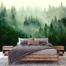 Wall mural Consalnet Natural landscape Forest in the fog VII 14210