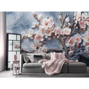 Wall mural Consalnet Painted Branches Flowers 3D 14754