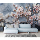 Wall mural Consalnet Painted Branches Flowers 3D 14754