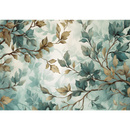 Wall mural Consalnet Painted Leaves Branches 14756