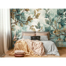 Wall mural Consalnet Painted Leaves Branches 14756