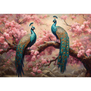 Wall mural Consalnet Peacocks in Cherry Blossoms 14722