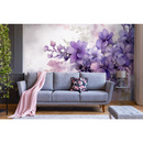 Wall mural Consalnet Violet Flowers 3D 14736