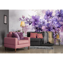 Wall mural Consalnet Violet Flowers 3D 14736