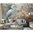 Wall mural Consalnet White Heron 14725