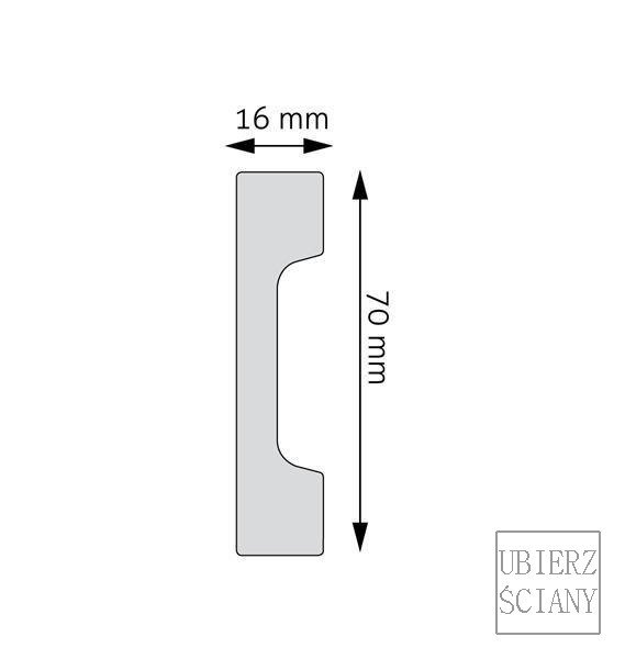 Creativa Listwa przypodłogowa z polistyrenu - LPC-23