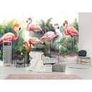 Fototapete Consalnet Aquarell-Flamingos 14558