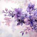 Fototapete Consalnet Violette Blumen 3D 14736