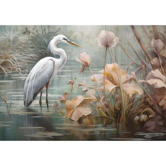 Wall mural Consalnet White Heron 14725