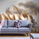 Wall mural Consalnet Nature landscape pampas grass 14597