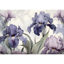 Wall mural Consalnet Violet Flowers Irises 3D 14755