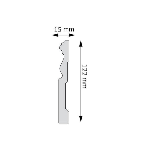 Creativa Listwa przypodłogowa z polistyrenu - LPC-09M